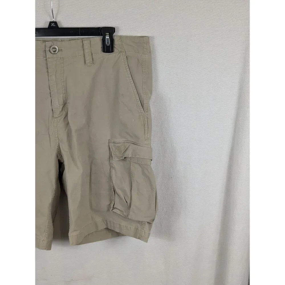 Fox Racing Cargo Shorts Tan/Beige Men's Size 36